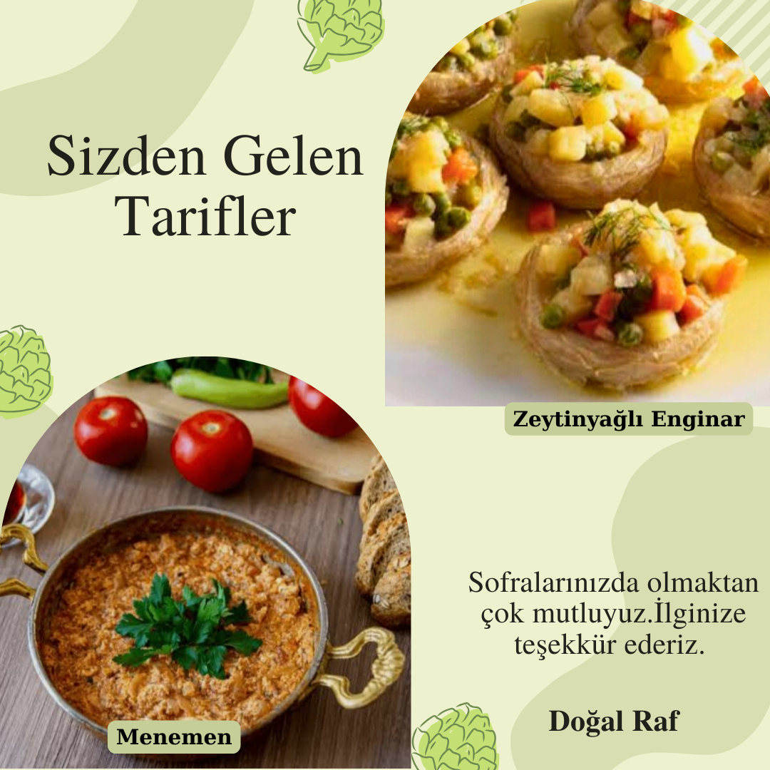 Müşterilerimizden Gelen Tarifler