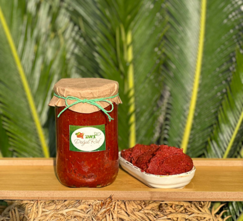 Ev Yapımı, Gün Kurusu Doğal Tatlı Biber Salçası